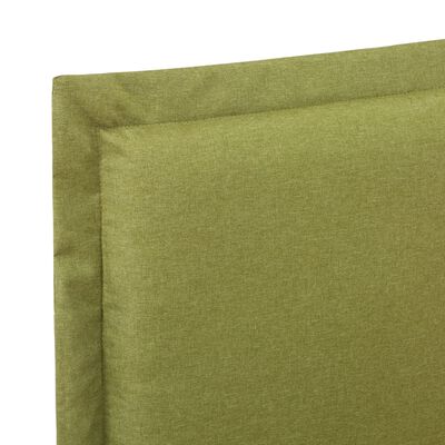 vidaXL Bedframe stof groen 120x200 cm