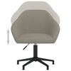 vidaXL Eetkamerstoelen draaibaar 4 st fluweel lichtgrijs