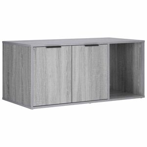 vidaXL Kattenkrat meubel Grijs Sonoma 100 x 49 x 45 cm Bewerkt hout