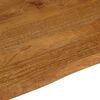 vidaXL Tafelblad met natuurlijke rand 90x80x2,5 cm massief mangohout