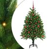 vidaXL Kerstboom met 150 LED met standaard Groen 120 cm PE
