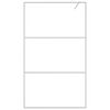 vidaXL Inloopdouchewand 115x195 cm transparant ESG-glas zilverkleurig