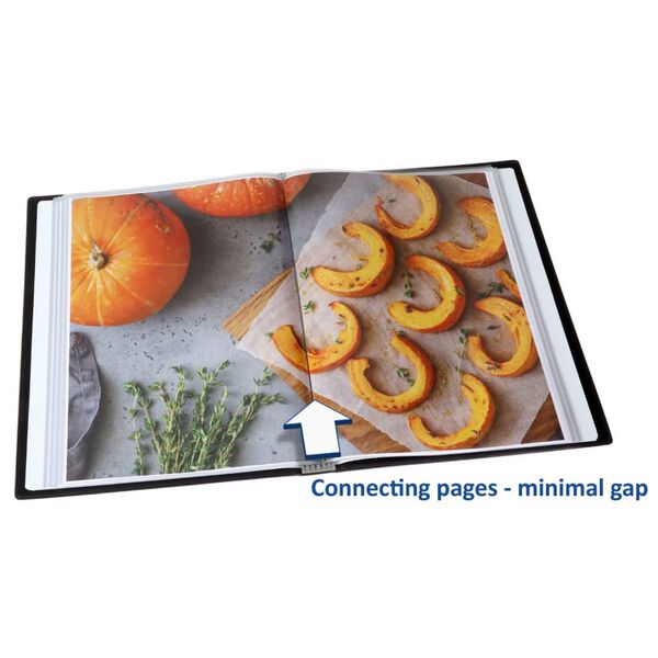 rillstab Portfoliomap met 60 hoezen A4 zwart