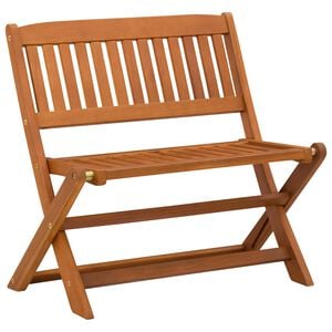 vidaXL Kinderbank 1 -Seater 61 x 38 x 57 cm Massief Eucalyptus Hout
