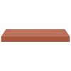 vidaXL Wandplank Wandgemonteerd 2 pcs Rood 50 x 23 x 4 cm Bewerkt hout