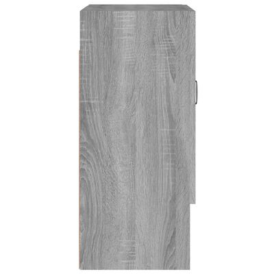 vidaXL Wandkast 60x31x70 cm bewerkt hout grijs sonoma eikenkleurig