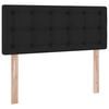 vidaXL Opbergbed met matras met matras Zwart 120 x 200 cm Bewerkt hout