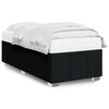vidaXL Bedframe zonder matras 80x200 cm stof zwart
