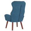 vidaXL Fauteuil Blauw 69 x 74 x 93 cm Fluweel
