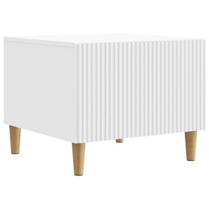 vidaXL Salontafel met lade Wit 49 x 50 x 40 cm Bewerkt hout