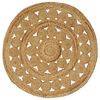 vidaXL Vloerkleden Naturel &Oslash; 90 cm Jute