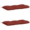 vidaXL 2-delige Bankkussens VIANEN 100% Polyester Rood