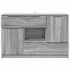 vidaXL Dressoir met lade Grijs Sonoma 100 x 30 x 65,6 Bewerkt hout