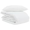 vidaXL Zomer Dekbed met kussen 2 pcs Wit Donsveertjes