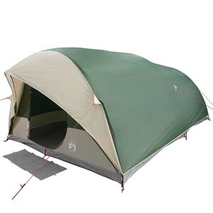 vidaXL Tunnel tent 10-persoons Waterdicht Groen taft