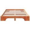 vidaXL Bedframe Wasbruin 120 x 190 cm Massief grenenhout