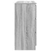 vidaXL Dressoir 100x35x76 cm bewerkt hout grijs sonoma eikenkleurig