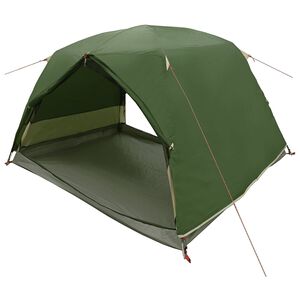 vidaXL Backpacking Tent 2-persoons Groen 185T Polyester met PU Coating