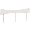 vidaXL Hoofdbord 180 cm massief grenenhout wit