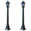 vidaXL Tuinlampen 2 st Preston 105 cm