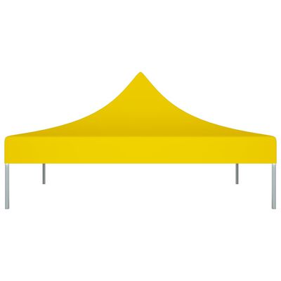 vidaXL Partytentdak 270 g/m² 3x3 m geel