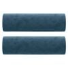 vidaXL Sierkussens 2 st 15x50 cm fluweel blauw