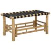 vidaXL Tuinbank 80 x 38 x 40 cm Bamboe Naturel Rechthoekig