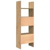 vidaXL Boekenkast Artisan Eiken 60 x 35 x 180 cm Bewerkt hout