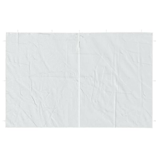 vidaXL Tentwanden 2 st met ritssluiting PE wit