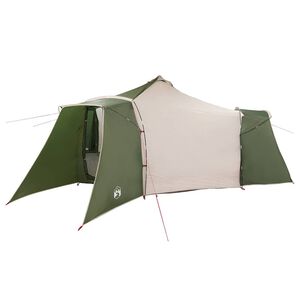 vidaXL Tipi Tent 8-persoons Groen taft