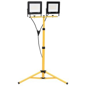 vidaXL Spotlight met statief LED 2x100 W koudwit