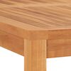 vidaXL Tuintafel 120x120x77 cm massief teakhout