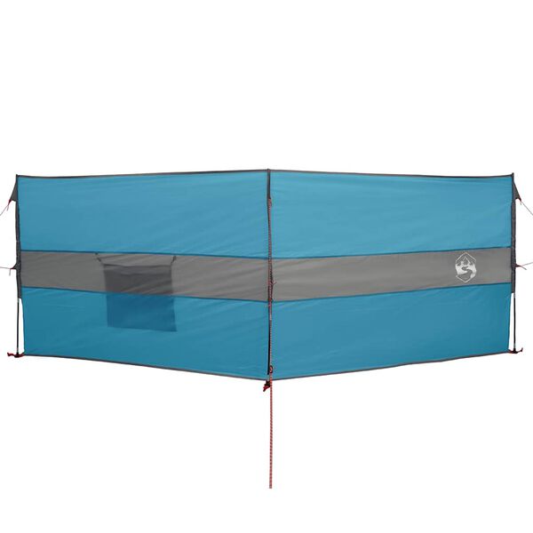 vidaXL Windscherm camping waterdicht 344x120 cm blauw