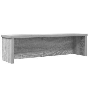 vidaXL Keukenrek stapelbaar 50x15x16cm bewerkt hout grijs sonoma eiken
