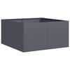 vidaXL Plantenbak 80x80x40 cm koudgewalst staal antracietkleurig