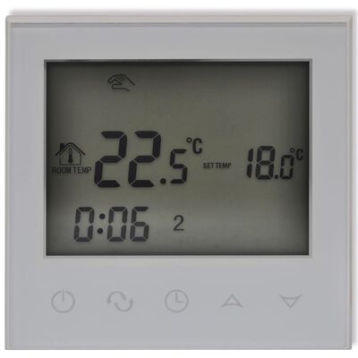 Digitale thermostaat voor vloerverwarming sensorkabel programmeerbaar