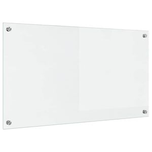 vidaXL Keuken Achterwand Doorzichtig 90 x 50 cm gehard glas