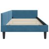 vidaXL Hoekbedframe Blauw 80 cm x 200 cm VelvetenPlywood