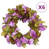 vidaXL Bloemenslingers 6 st 250 cm lichtpaars