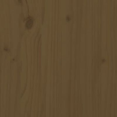 vidaXL Bedframe massief hout honingbruin 150x200 cm