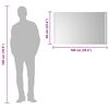 vidaXL Badkamerspiegel LED 100x60 cm