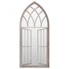 vidaXL Spiegel 100x45 cm ijzer zandkleurig