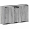 vidaXL Wandgemonteerde Schoenkast HOORN 71 x 17 x 43 cm Bewerkt hout