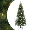 vidaXL Kunstkerstboom Groen 210 cm PE en PVC