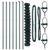 vidaXL Afrasteringspaal Groen 10 x 1,6 m (60 x 60 mm gaas)