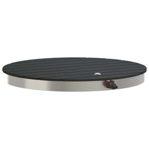 vidaXL Tuin vloershower WPC en RVS 201 Antraciet