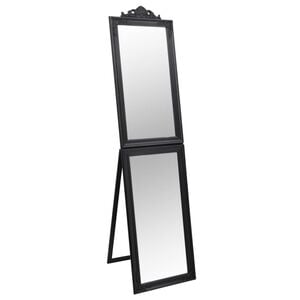 vidaXL Spiegel vrijstaand 50x200 cm zwart
