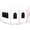 vidaXL Partytent 3x4 m wit