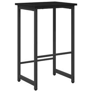 vidaXL Barkruk Zwart eiken 40 x 32 x 64 cm Bewerkt hout
