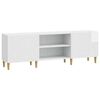 vidaXL TV-kast 150 x 31 x 50 cm Hoogglans Wit Bewerkt hout